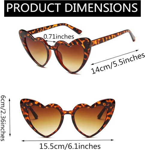 Vista 6 de 7 pares de lentes de sol de despedida de soltera con forma de corazón para mujer, regalos de propuesta de novia