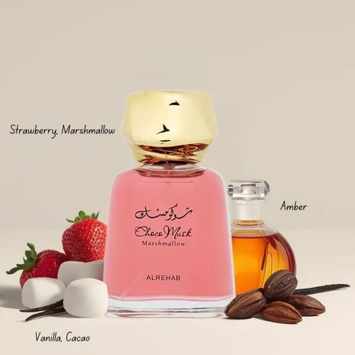 Vista 9 de Al Rehab Choco Musk Marshmallow – Dulce, Gourmand, Chocolate, Vainilla – Eau de Parfum Spray de larga duración para Unisex, 3.4 onzas / 3.4 fl oz