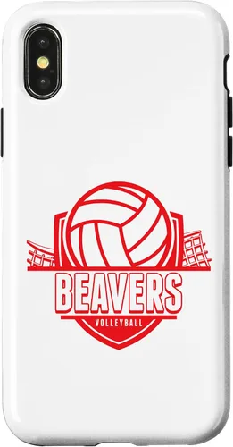 Vista 5 de Beavers Volleyball Back to School Spirit R Case for iPhone 17