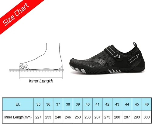 Vista 5 de ERYUE Zapatos de senderismo de secado rápido, zapatos de senderismo de secado rápido para mujeres y hombres, zapatos deportivos ligeros para playa