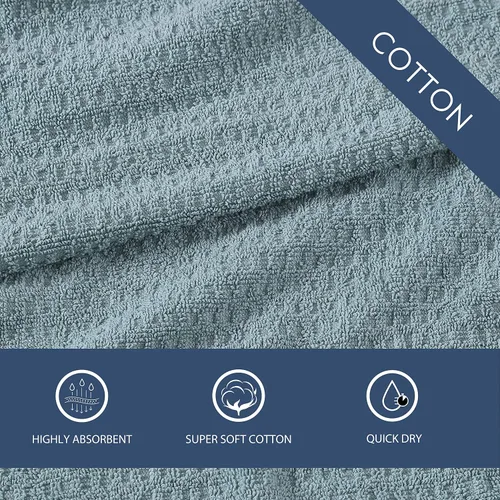 Vista 4 de Tommy Bahama - Toallas de baño, altamente absorbentes y suaves, esenciales para el baño, baja pelusa y resistentes a la decoloración, certificadas