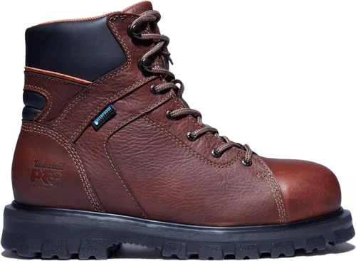 Vista 3 de Timberland PRO Rigmaster, botas de trabajo para mujer, marrón, puntera de aleación, EH, PR, WP, 6 pulgadas