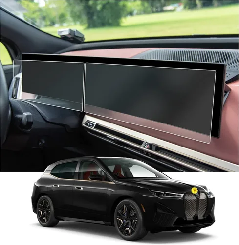 Vista 7 de CDEFG 2 piezas para BMW X1 X2 2024-2025 protector de pantalla, HD claro 2023 2024 2025 BMW X1 (xDrive28i / M35i) / 2024 2025 X2 (xDrive28i / M35i)