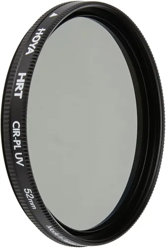 Vista 3 de Hoya Filtro polarizador circular (HRT CIR-PL UV) - Filtro polarizador de 2.047 in con vidrio absorbente UV, película de transparencia de alta