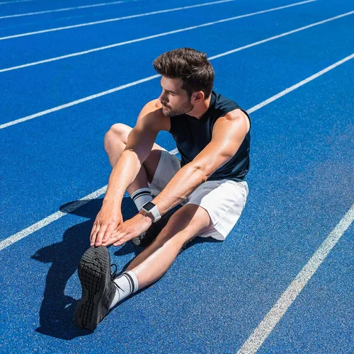 Vista 6 de Profectors Pantalones cortos deportivos para hombre con bolsillos y cintura elástica, de secado rápido, pantalones cortos de entrenamiento