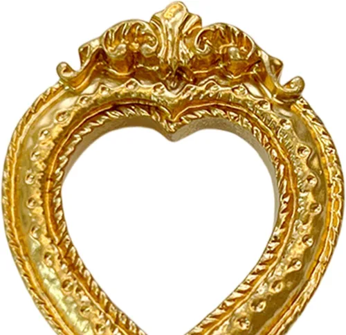 Vista 8 de Pack of 10 Gold Small Style Picture Frames for DIY Jewelry Xmas Decor