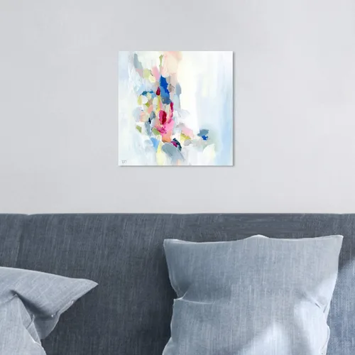 Vista 5 de The Oliver Gal Artist Co. Mi Alegria - Lienzo decorativo para pared, 12 x 12 pulgadas, envuelto en galería