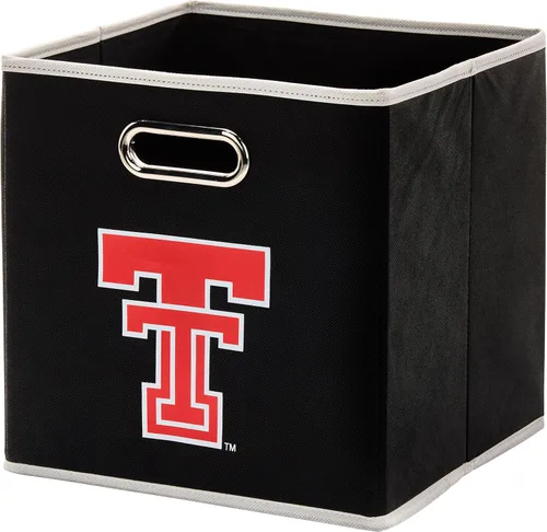 Vista 17 de Franklin Sports Cubos de almacenamiento de tela del equipo universitario de la NCAA hechos para adaptarse a organizadores de almacenamiento
