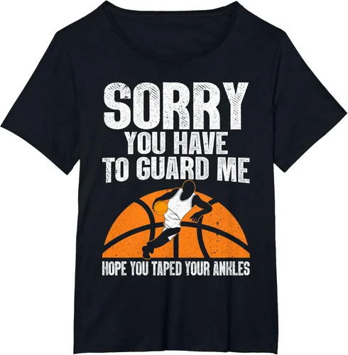 Vista 26 de Camiseta divertida de baloncesto para hombres y mujeres, Negro