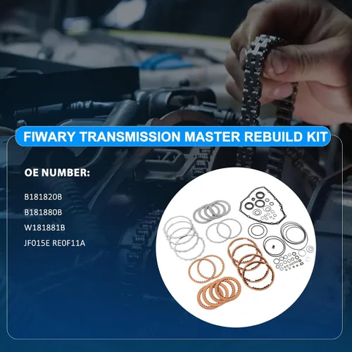 Vista 2 de JF015E CVT Kit de reconstrucción maestro de transmisión para Suzuki SX4 Grand Vitara Kizashi 2007-2014 Kit completo de revisión con sellos Juntas