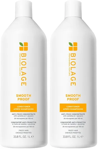 Vista 10 de Biolage Smooth Proof Conditioner - Nourishes & Smooths Frizzy Hair, Detangles & Manages