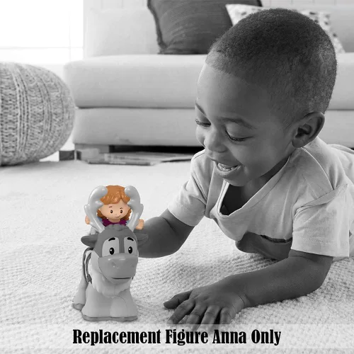 Vista 6 de Piezas de repuesto para Little People Anna and Sven Playset - GNG91 ~ de The Movie Frozen ~ Figura de repuesto ~ Anna