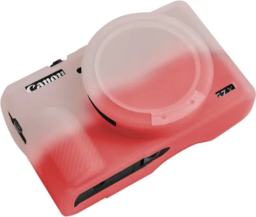 Vista 18 de Funda G7X Mark III, Funda Protectora para Cámara Digital Canon Powershot G7X Mark III, Funda de Silicona con Cubierta de Lente Extraíble, Funda