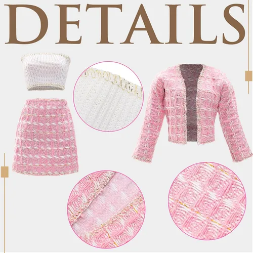 Vista 11 de 15 PCS 11.5 Inch Girl Dolls Stylish Doll Clothes Accessories Fashion Pack