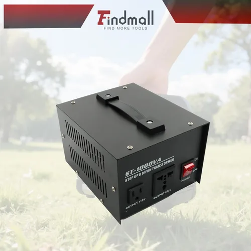 Vista 7 de findmall Convertidor de voltaje 1000W transformador de paso arriba/abajo 110V a 220V/220V a 110V Convertidor Transformador