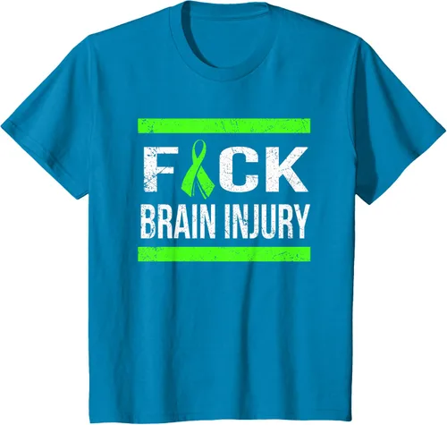 Vista 57 de Apoyo Daño cerebral Concienciación T Shirt, mujer L, Asphalt Negro