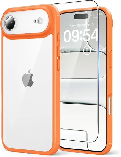 Vista 43 de TAURI Funda para iPhone 17, antiamarilleamiento con protector de pantalla, protección de grado militar, a prueba de golpes, delgada para iPhone 17