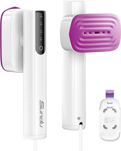 Vista 12 de Sundu Vaporizador para ropa, potente plancha de vapor portátil de 1200 W, calentamiento rápido de 15 segundos, tanque de 3.5 fl oz, vapor continuo