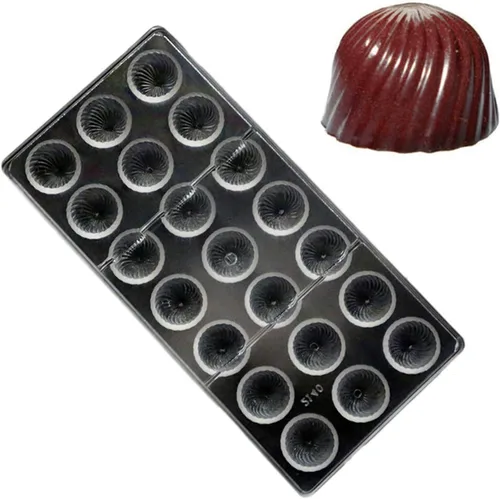 Vista 17 de Grainrain molde de chocolate de policarbonato, molde de barra de chocolate de policarbonato en forma de corazón, regalo para el día de San Valentín 1