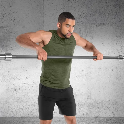 Vista 8 de Cap Barbell Barra olímpica Pro Series de 7 pies Opciones de barra olímpica y de potencia