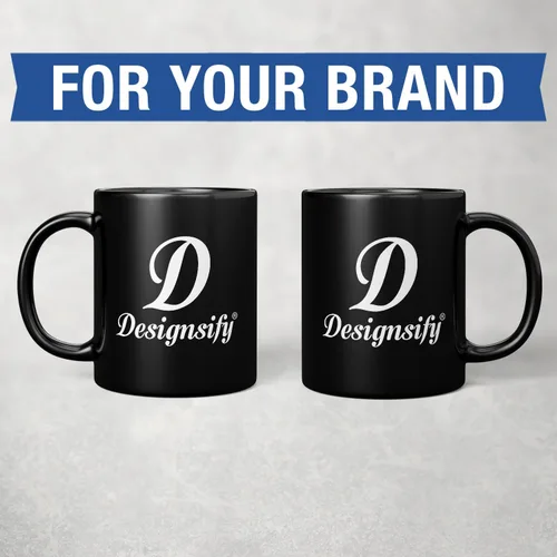 Vista 8 de Taza de café personalizada – Tazas personalizadas con texto en imagen, nombre de foto personalizado, logotipo, taza de cerámica – Cumpleaños, Negro