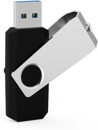 Vista 10 de Aiibe Unidad flash USB de 16 GB Memoria USB 3.0 Memoria Stick PenDrive 16GB - Negro