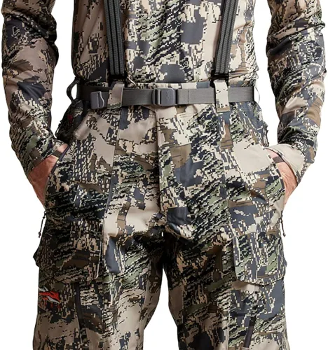 Vista 4 de SITKA Gear Pantalón de caza impermeable y transpirable para hombre 50219 Stormfront