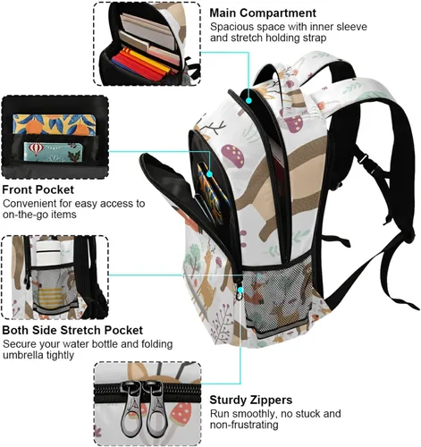 Vista 5 de Mochila de aventura con diseño de planeta espacial lindo con clip de pecho para niños y niñas 20240110, 20241195, talla única , Mochilas Daypack