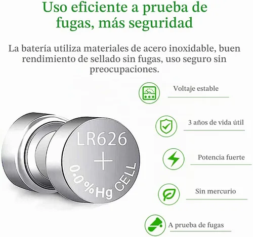 Vista 2 de CPANCELL SR626SW - Batería de reloj 376 377 LR626 AG4 1.5V Batería de reloj (10 unidades)
