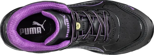 Vista 4 de PUMA Zapatos de seguridad para mujer con protección de movimiento Stepper Mid EH, puntera compuesta antideslizante