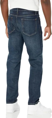 Vista 2 de Tienda Essentials Men's Straight-Fit Stretch Jean