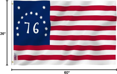 Vista 7 de Bandera histórica de los Estados Unidos