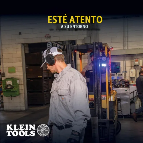 Vista 6 de KLEIN TOOLS AESEM1S Smart Sense - Orejeras electrónicas de protección auditiva de seguridad con Bluetooth y conciencia de la situación, NRR 23dB, 25