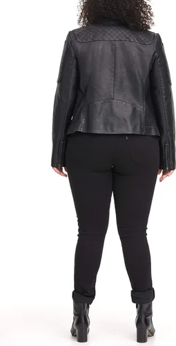 Vista 2 de Levis Chaqueta de motocross de piel sintética para mujer estándar y más
