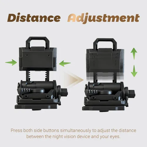 Vista 6 de Helmet Mount Night Vision Goggles Nylon NVG Tactical Helmet Mount Adjustable Full Nylon Tactical Helmet Mount for L4G24 Nvg Mount