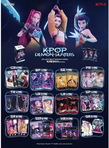Vista 8 de × Tarjeta KPop Demon Hunters-Energy Edition-001-NA-Series 1-A