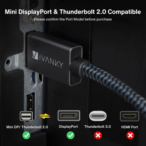 Vista 7 de Cable mini DisplayPort a DisplayPort