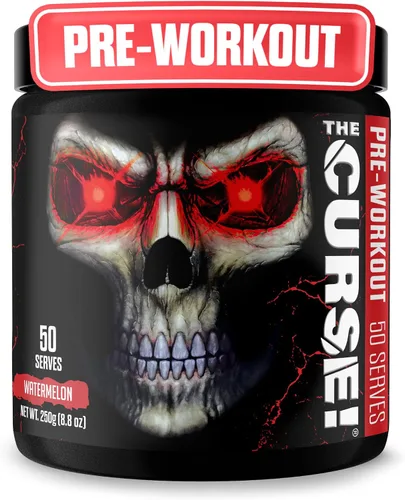 Vista 14 de JNX SPORTS The Curse! Polvo de preentrenamiento para hombres y mujeres, cafeína, beta-alanina, creatina, L-citrulina, 5 porciones, sabor a frambuesa