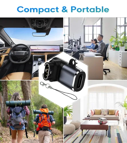 Vista 10 de sweguard Garmin - Adaptador de cargador de reloj en ángulo recto, paquete de 2 cables USB tipo C de carga para Garmin Fenix 8 7 7S 7X 6S 6 6X 5S 5