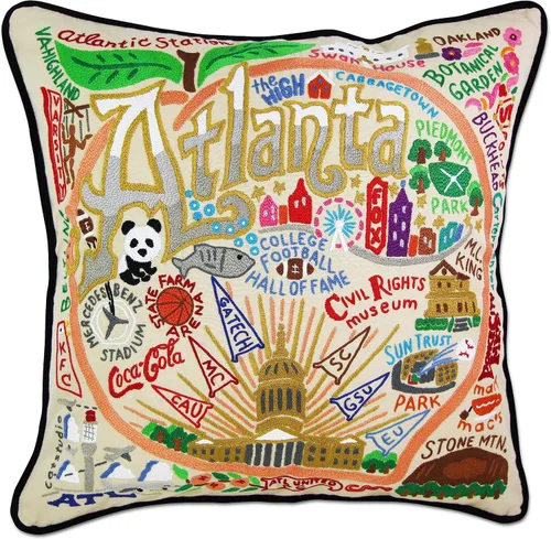 Vista 130 de Catstudio Portland (Oregon) - Almohada decorativa bordada