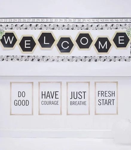 Vista 2 de Schoolgirl Style Simply Boho Do Good - Póster inspirador de pared y tablón de anuncios, aula, oficina, escuela en casa, decoración de dormitorio