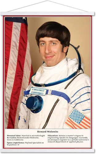 Vista 18 de Trends International The Big Bang Theory - Póster de pared de astronauta, 34 pulgadas de largo x 22.4 pulgadas, versión enmarcada en negro Versión
