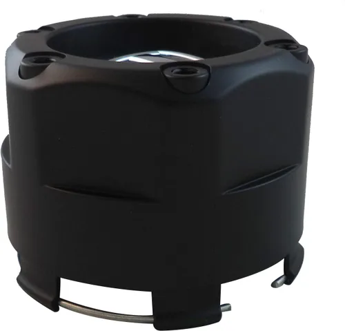 Vista 2 de Fuel Wheels - Tapa central para llanta de rueda negra plana # 1003-47B / M-987 1 unidad