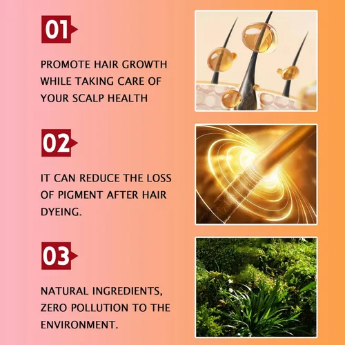 Vista 6 de Champú de aceite Batana para adelgazar el cabello, tratamiento de cuidado del cuero cabelludo con vitamina C para restaurar el cabello dañado