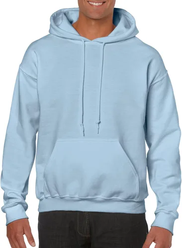 Vista 43 de Gildan - Sudadera con capucha para hombre, mezcla pesada, cordón de ajuste, Rosa de seguridad