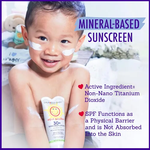 Vista 4 de Protector solar supersensible sin fragancia 30 SPF, por California Baby