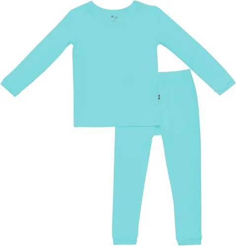 Vista 36 de KYTE BABY Juego de pijama para niños pequeños – Pijamas para niños pequeños hechas de material de rayón de bambú suave Pollito de Aloe