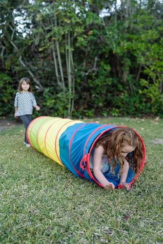 Vista 7 de Pacific Play Tents 20560 Colores Primarios 6' Túnel de Juego 72" x 19" x 19