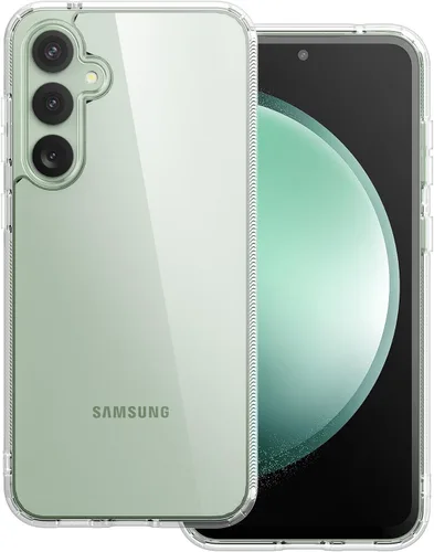 Vista 7 de Foluu Funda delgada para Samsung Galaxy S23 FE 2023, parte trasera de policarbonato duro y parachoques de TPU suave, funda protectora a prueba