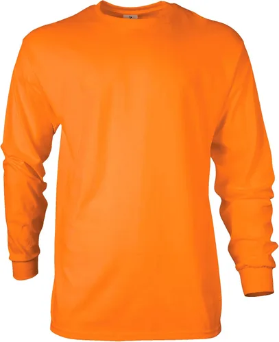 Vista 3 de Gildan Ultra - Camiseta de manga larga para adultos, de algodón, estilo G2400, paquete con varias